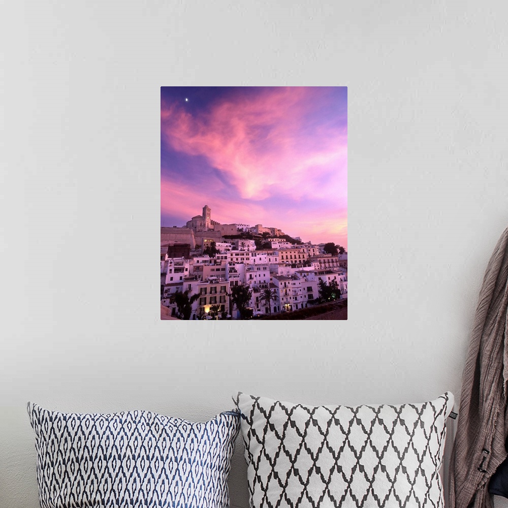 A bohemian room featuring Spain, Balearic Islands, Ibiza, Dalt Vila, old town