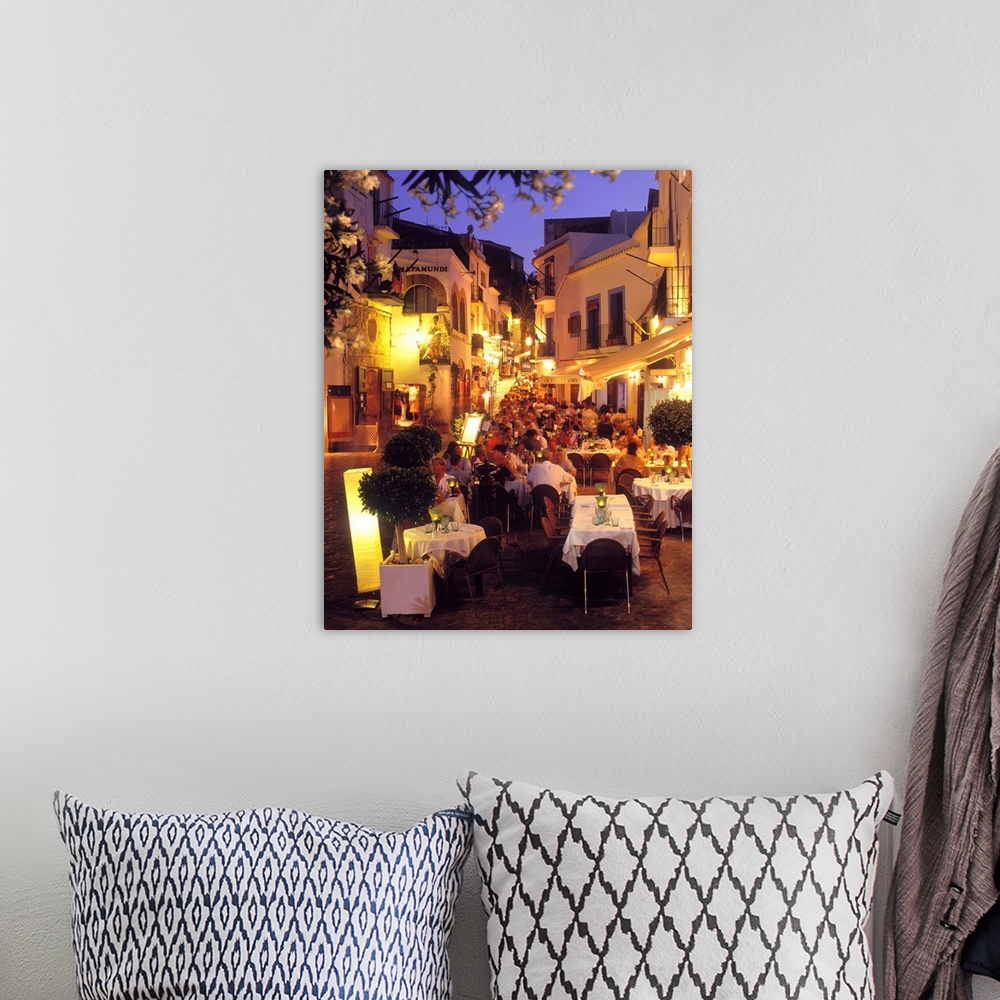 A bohemian room featuring Spain, Balearic Islands, Ibiza, Dalt Vila (old town), restaurants