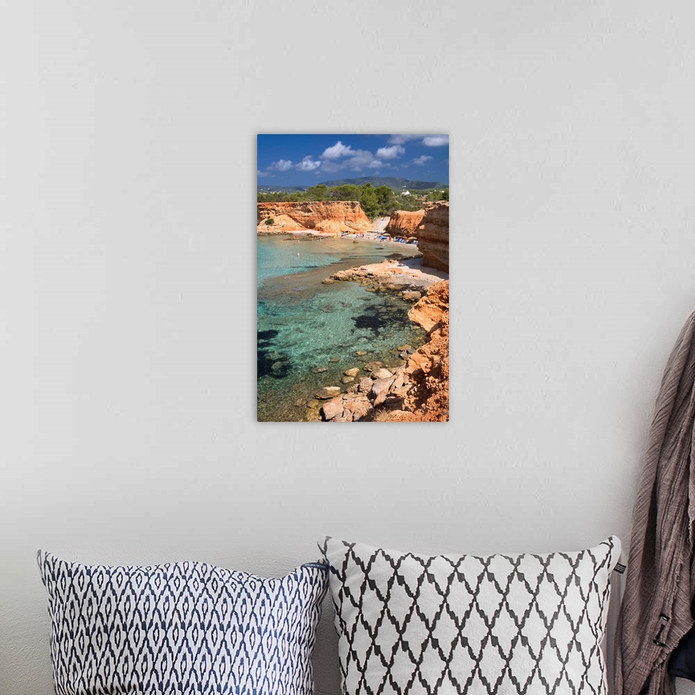 A bohemian room featuring Spain, Balearic Islands, Ibiza, Mediterranean area, Mediterranean sea, Illes Balears district, Tr...