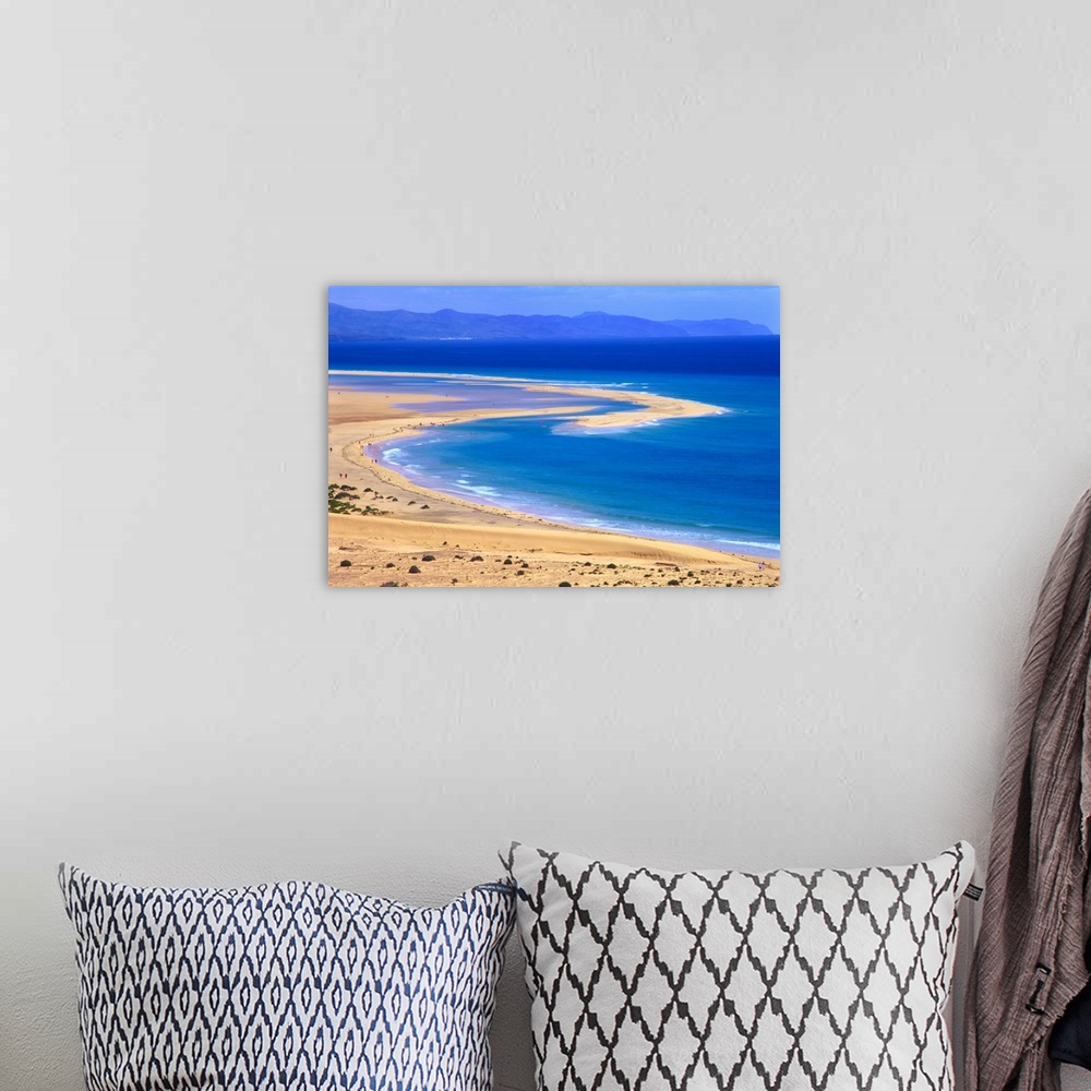 A bohemian room featuring Spain, Canary Islands, Fuerteventura, Sotavento beach