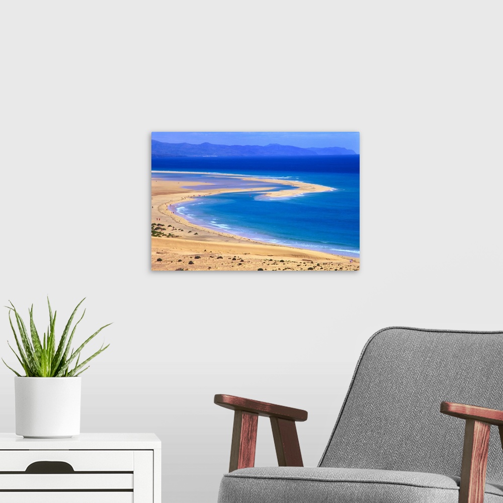 A modern room featuring Spain, Canary Islands, Fuerteventura, Sotavento beach