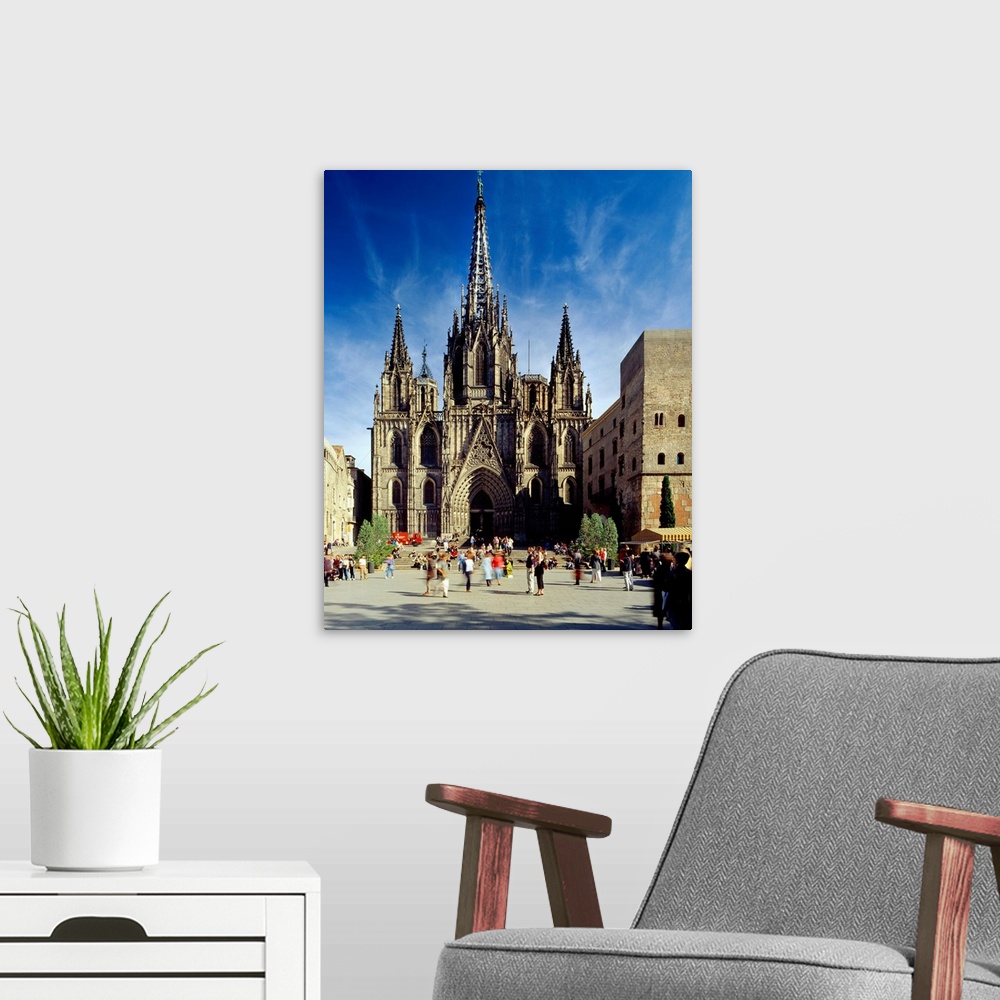 A modern room featuring Spain, Catalonia, Barcelona, Cathedral