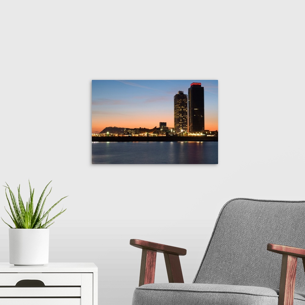A modern room featuring Spain, Catalonia, Barcelona, Mapfre Tower and Arts Tower
