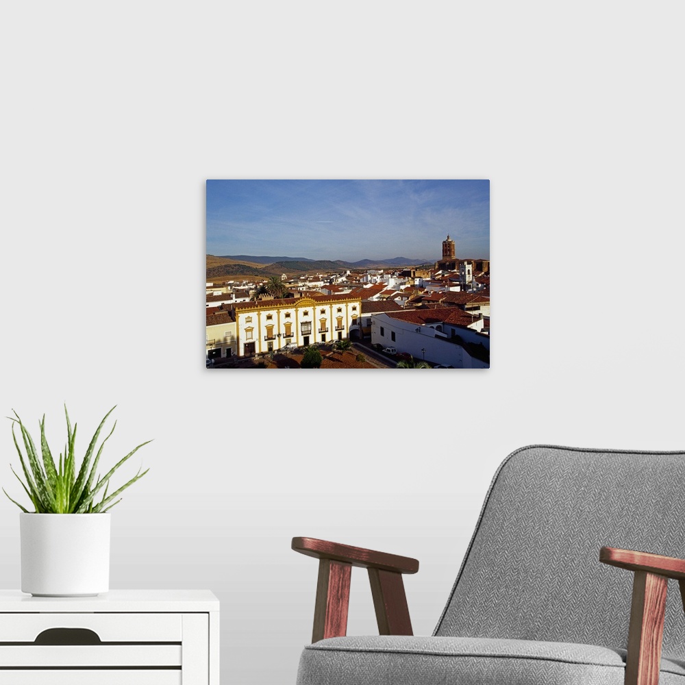 A modern room featuring Spain, Extremadura, Zafra, Parador national, view from the towers