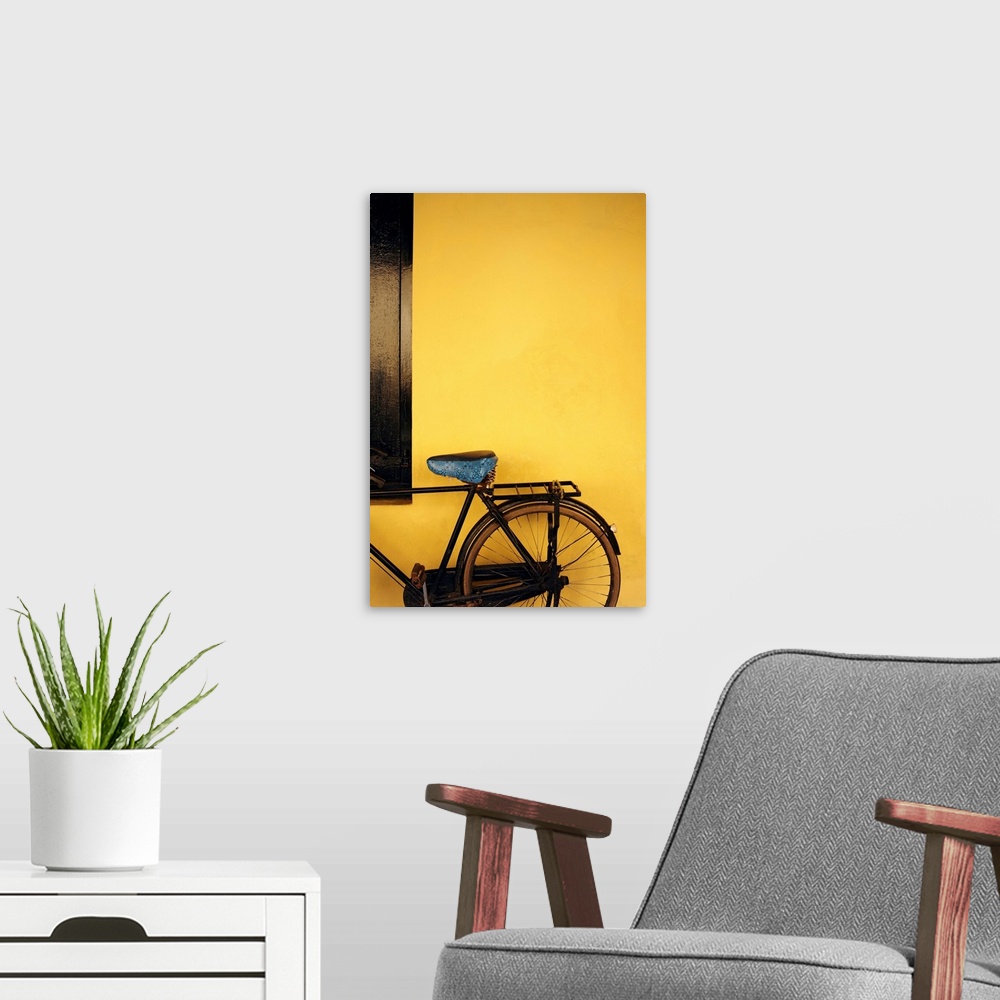 A modern room featuring Sri Lanka, Southern Province, Galle, Old bicycle