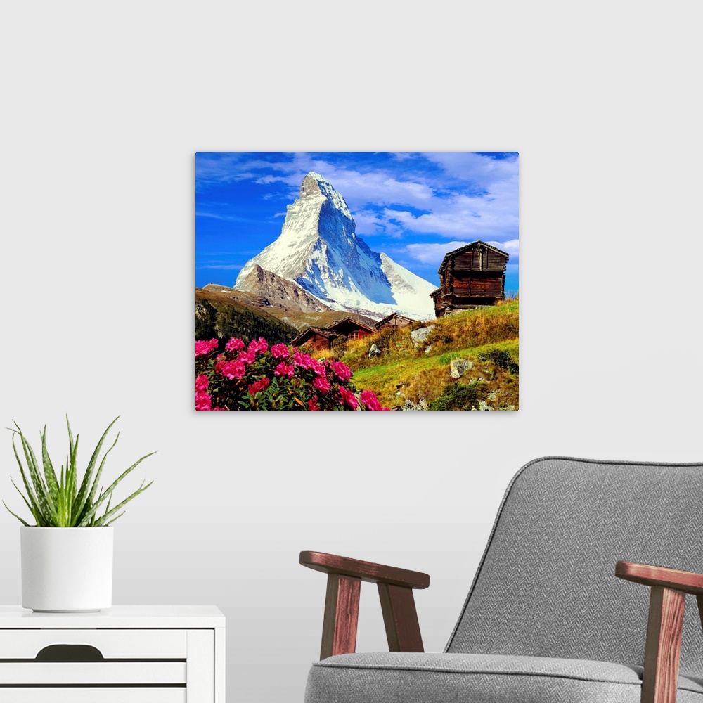 A modern room featuring Switzerland, Matterhorn