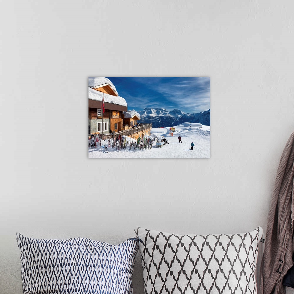 A bohemian room featuring Switzerland, Valais, Alps, Blatten, Belalp Ski Resort, Hamilton Lodge.