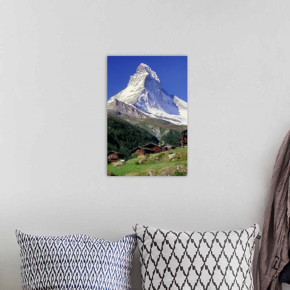 A bohemian room featuring Switzerland, Zermatt, Matterhorn and Winkelmatten village