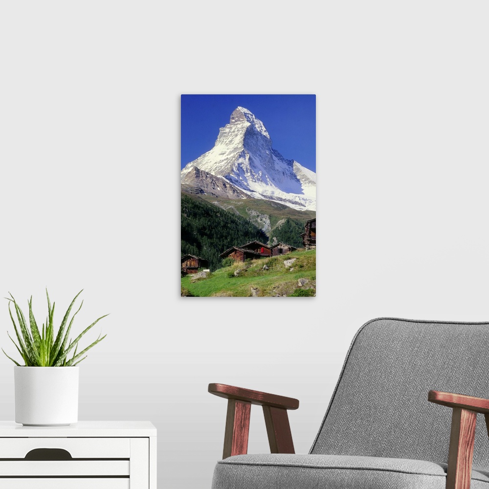 A modern room featuring Switzerland, Zermatt, Matterhorn and Winkelmatten village