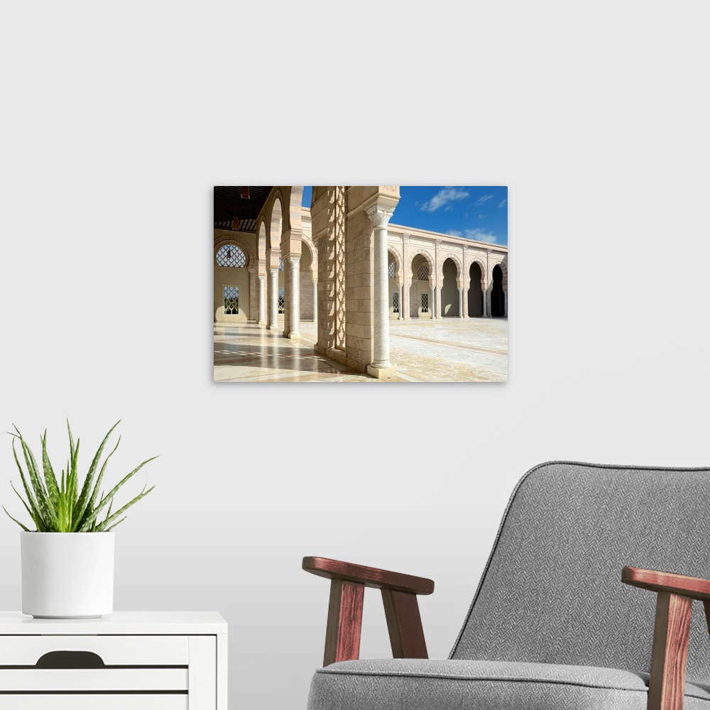 A modern room featuring Tunisia, Tunis, Mediterranean area, Carthage, El Abidine Mosque