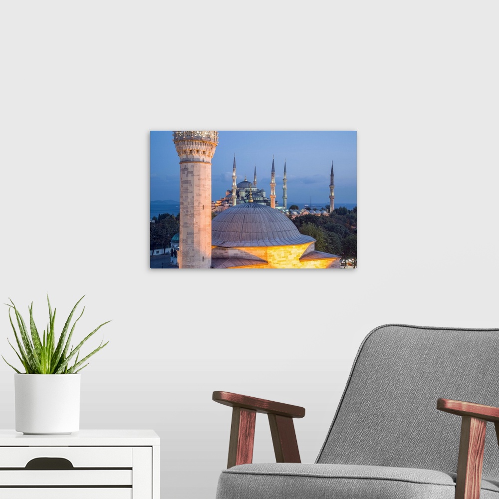 A modern room featuring Turkey, Marmara, Istanbul, Blue Mosque, Sultan Ahmed Mosque, Firuz Aga mosque and Sultan Ahmed Mo...