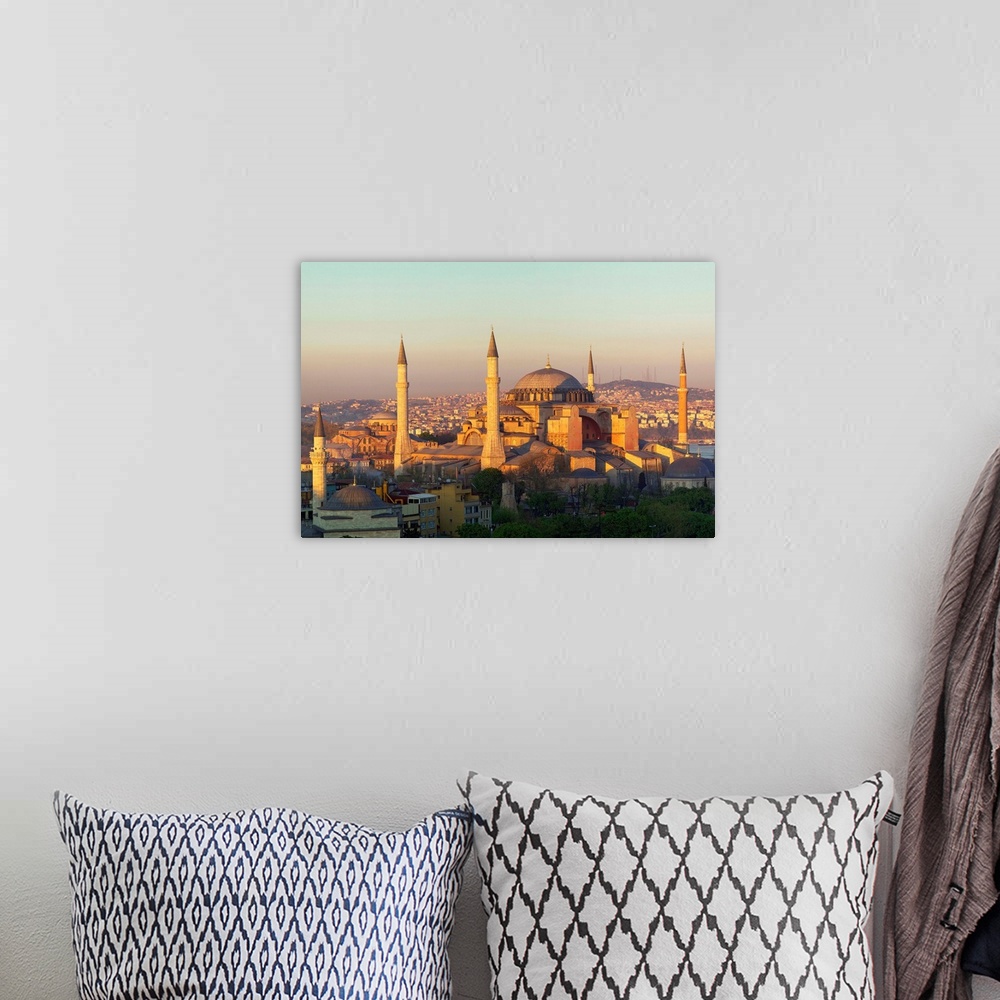 A bohemian room featuring Turkey, Marmara, Istanbul, St Sophia (Hagia Sophia) Mosque