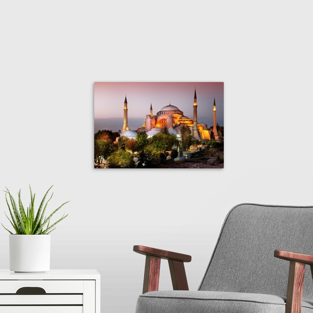A modern room featuring Turkey, Marmara, Istanbul, Hagia Sophia, Aya Sofya, Hagia Sophia.