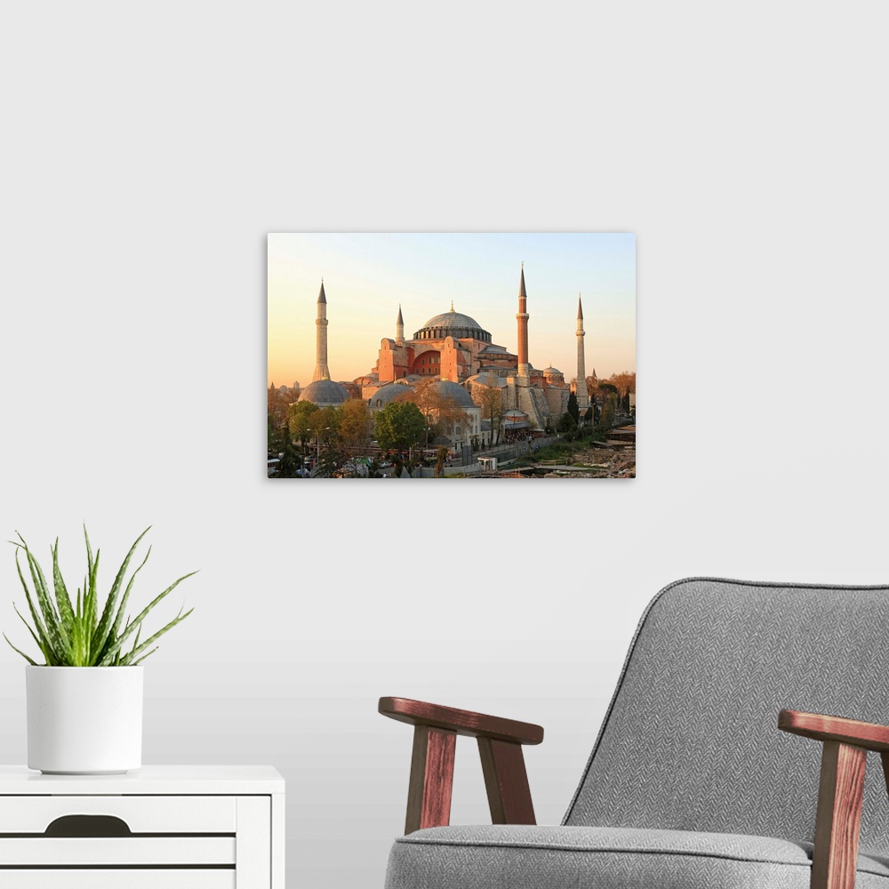 A modern room featuring Turkey, Marmara, Middle East, Istanbul, Hagia Sophia