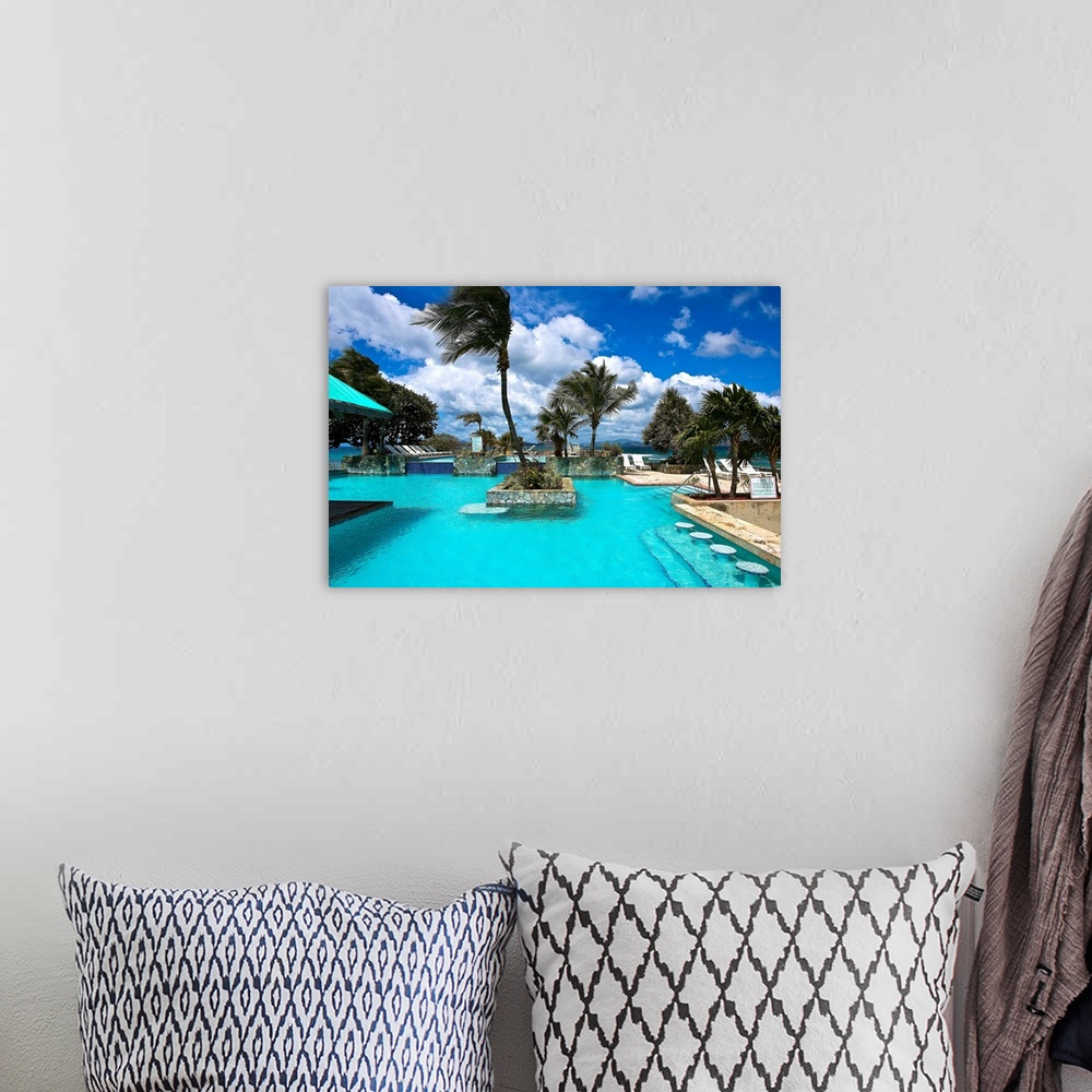 A bohemian room featuring U.S. Virgin Islands, St. Thomas, Sapphire Beach Resort, pool