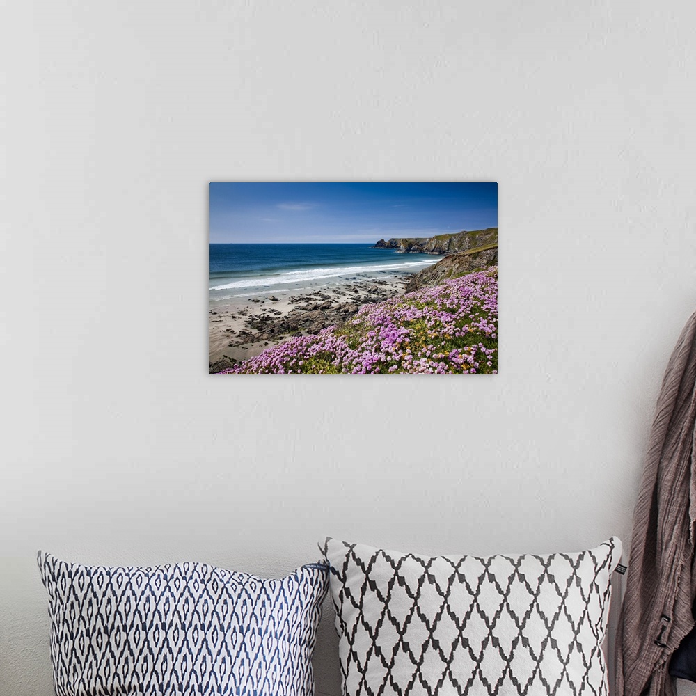 A bohemian room featuring UK, England, Great Britain, Cornwall, Kynance Cove, Lizard Point