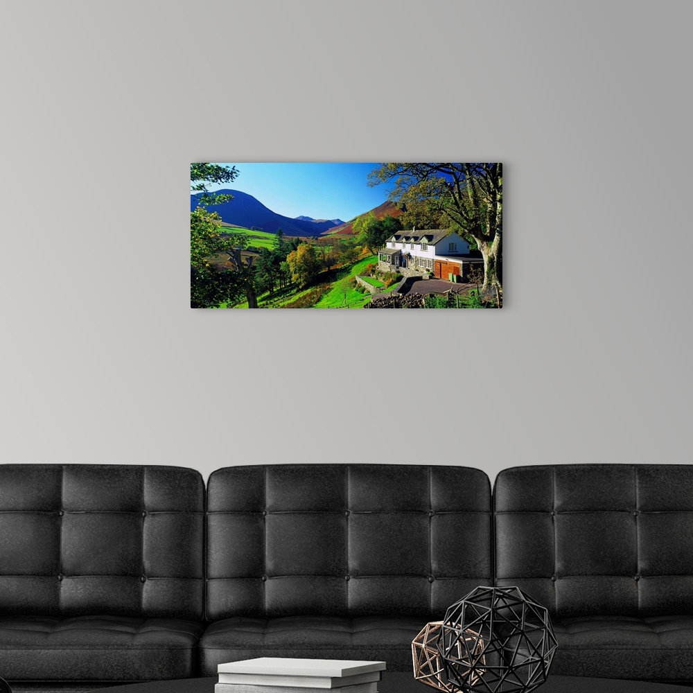 A modern room featuring United Kingdom, UK, England, Lake District, Cumbria, Keskadale valley
