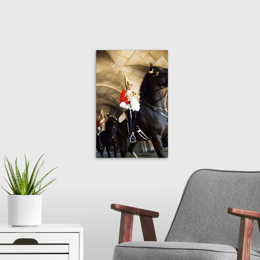A modern room featuring UK, England, London, Household Cavalry Guards, Royal Horse Guards