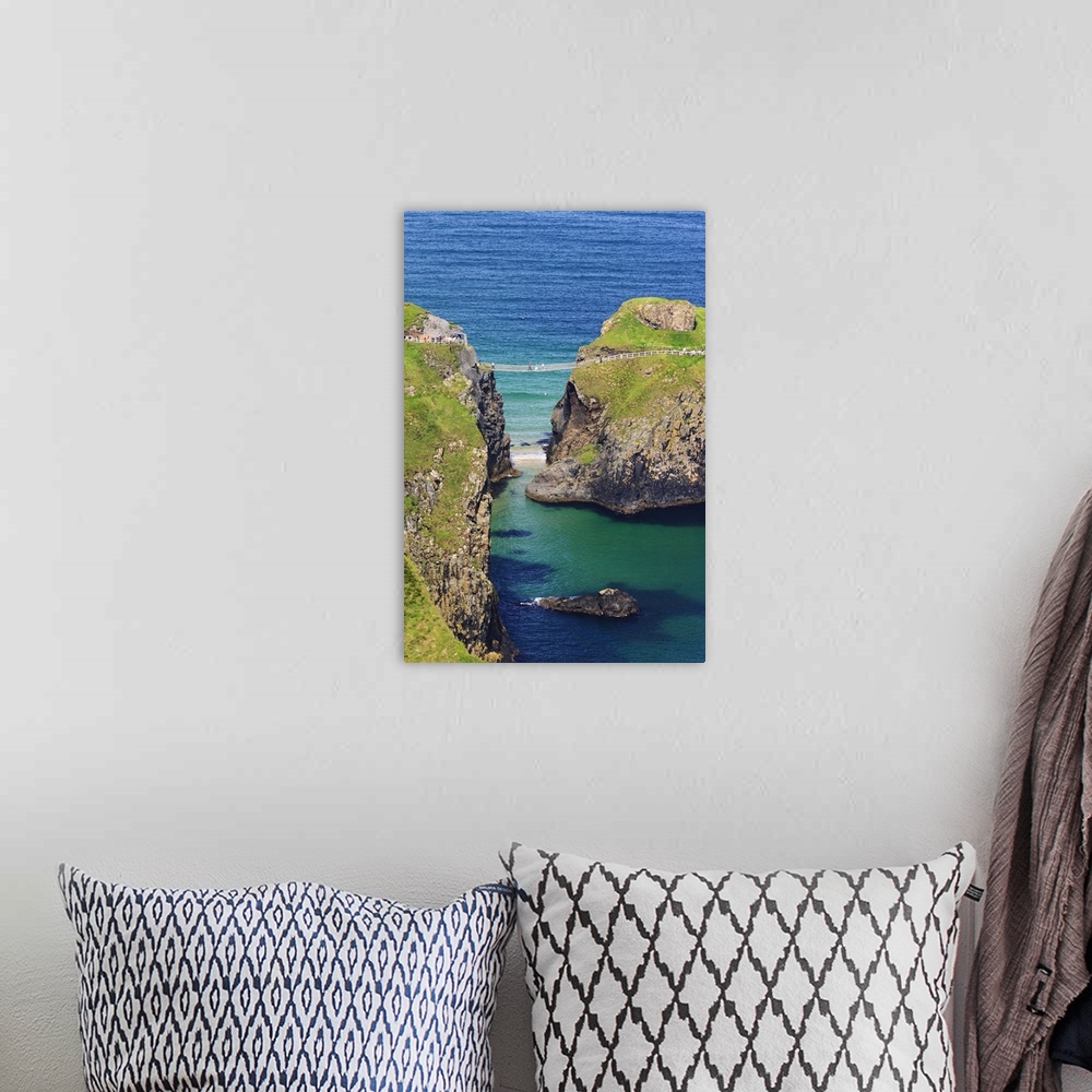 A bohemian room featuring UK, Northern Ireland, Antrim, Carrick-a-Rede Island