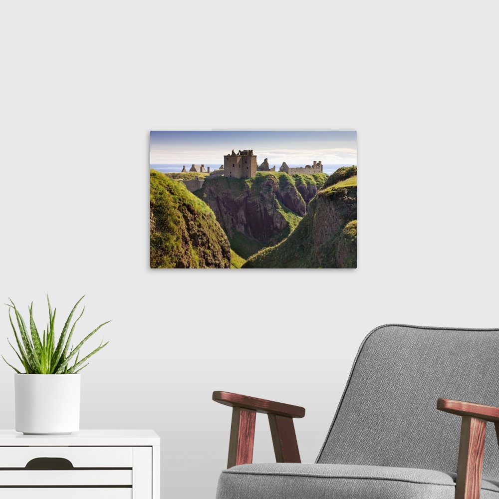 A modern room featuring UK, Scotland, Great Britain, North sea, Aberdeenshire, Dunnottar castle
