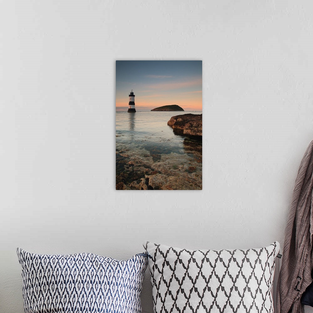 A bohemian room featuring UK, Wales, Anglesey, Penmon Point Lighthouse
