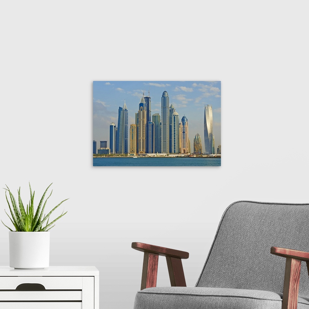 A modern room featuring United Arab Emirates, Dubai, Arab states of the Persian Gulf, Arabian peninsula, Dubai City, Mari...
