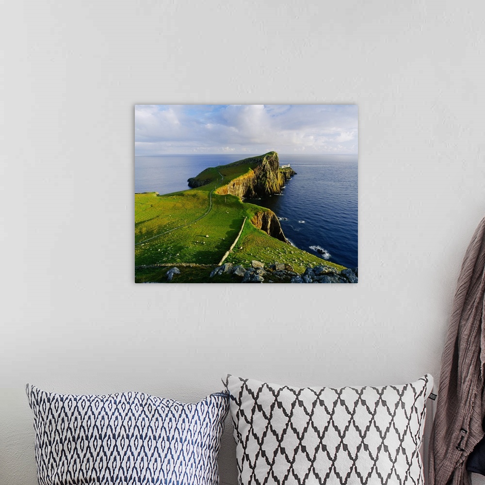 A bohemian room featuring United Kingdom, Isle of Skye, Neist Point Lighthouse