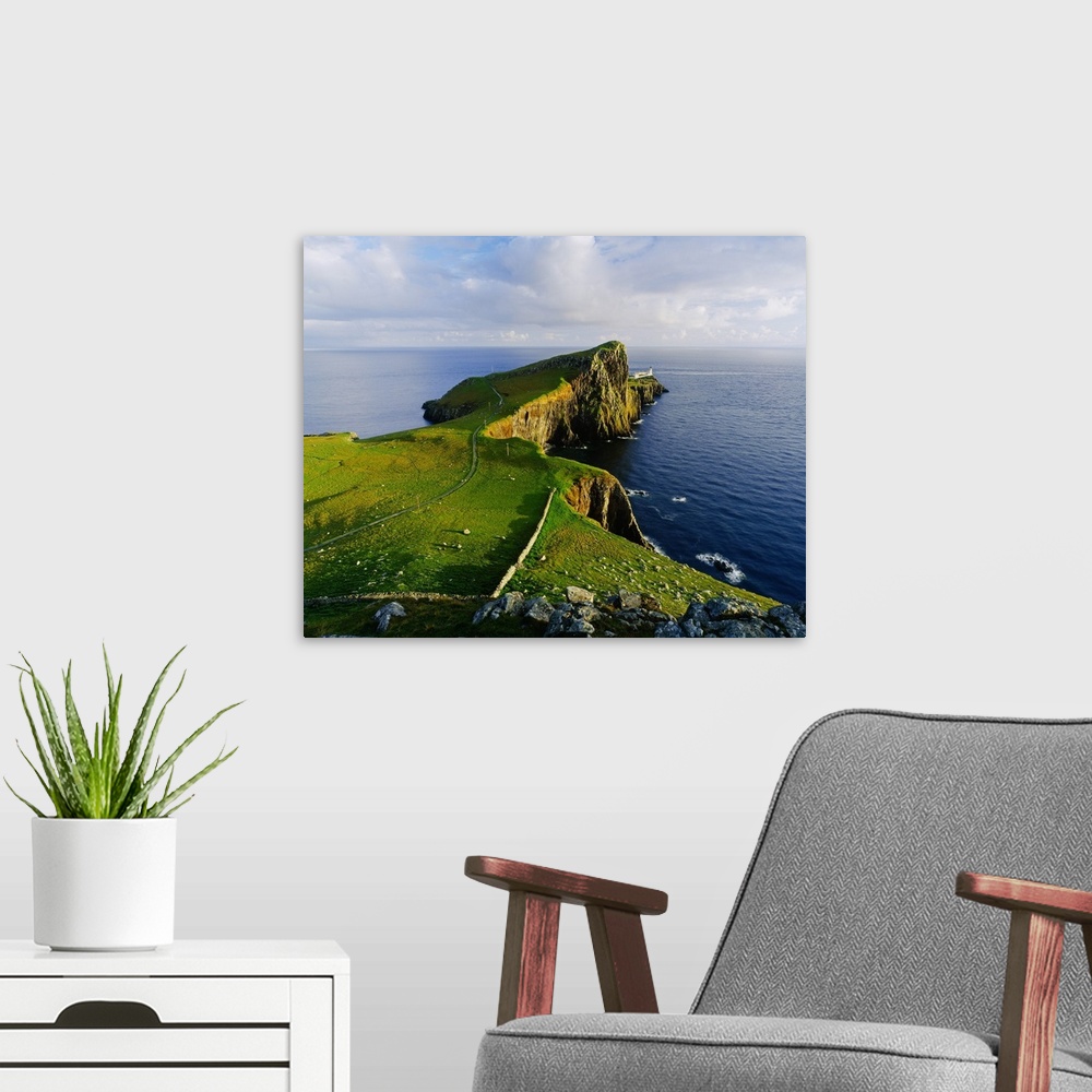 A modern room featuring United Kingdom, Isle of Skye, Neist Point Lighthouse