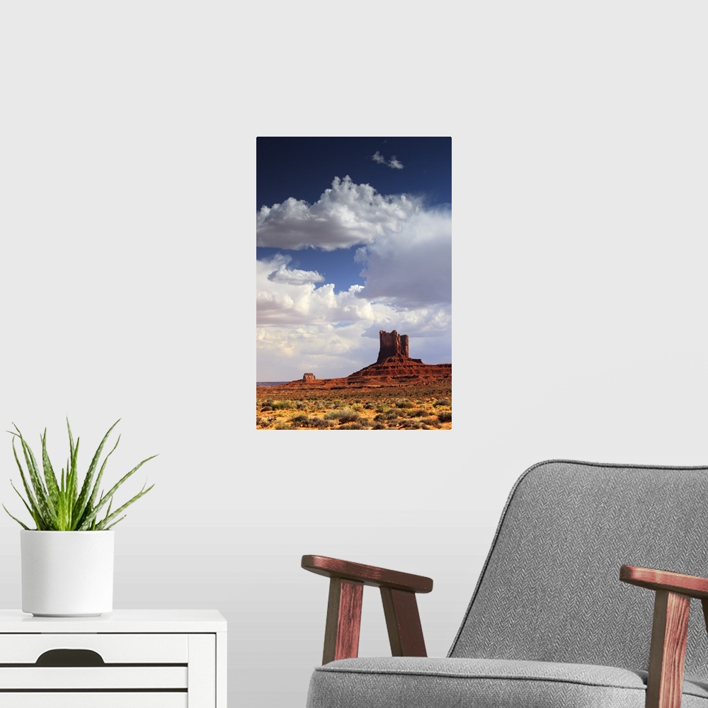 A modern room featuring United States, Arizona, Monument Valley Tribal Park, Sunset