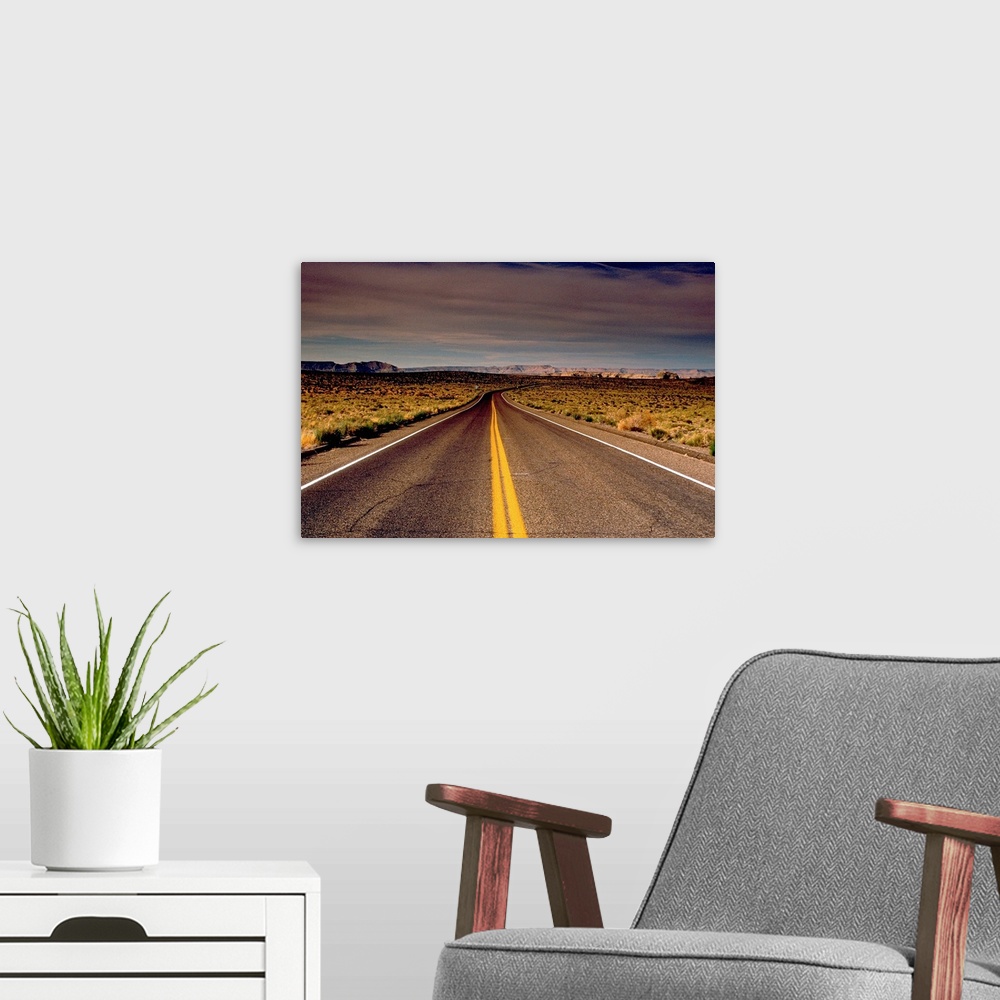 A modern room featuring United States, Arizona, Road
