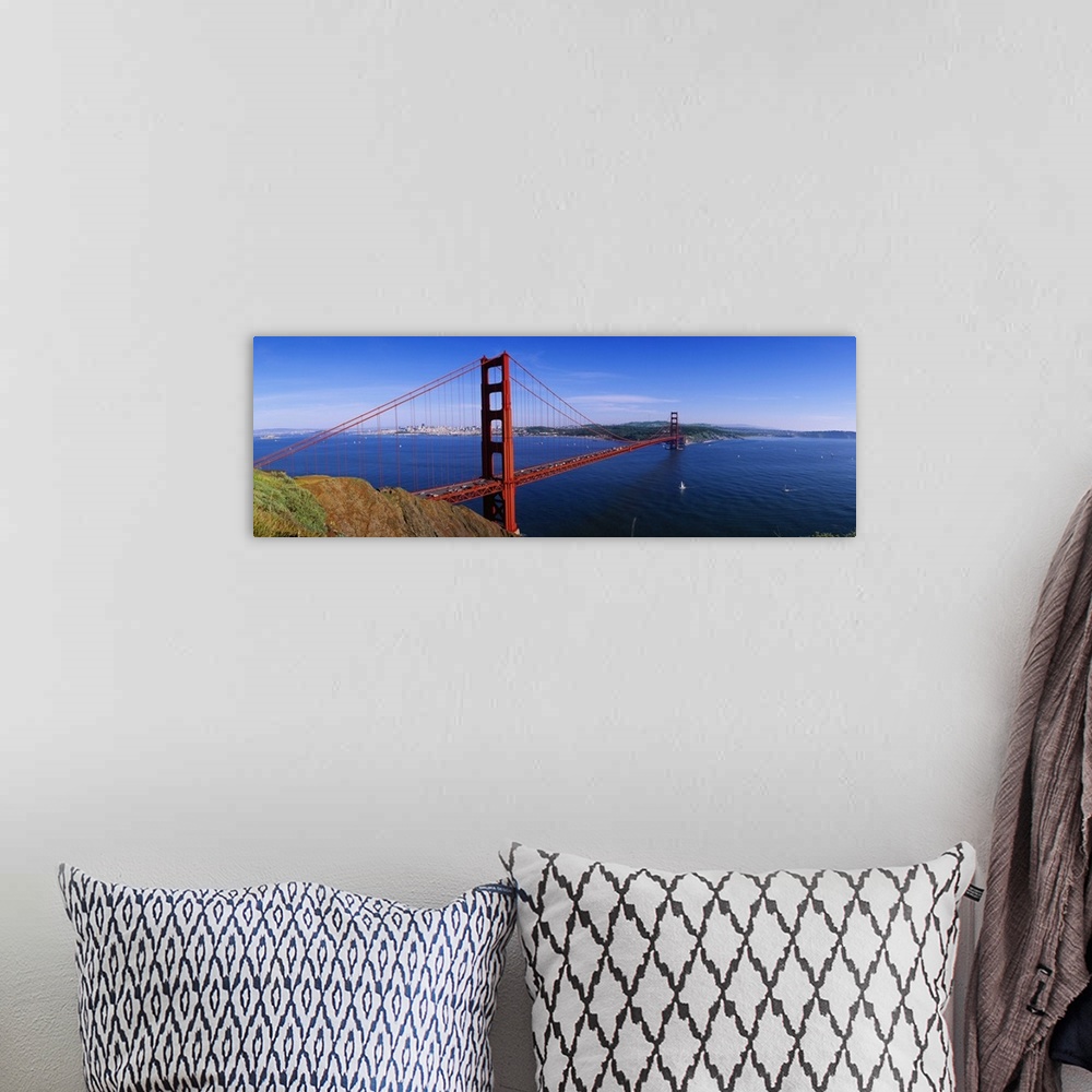 A bohemian room featuring United States, California, San Francisco, Golden Gate Bridge