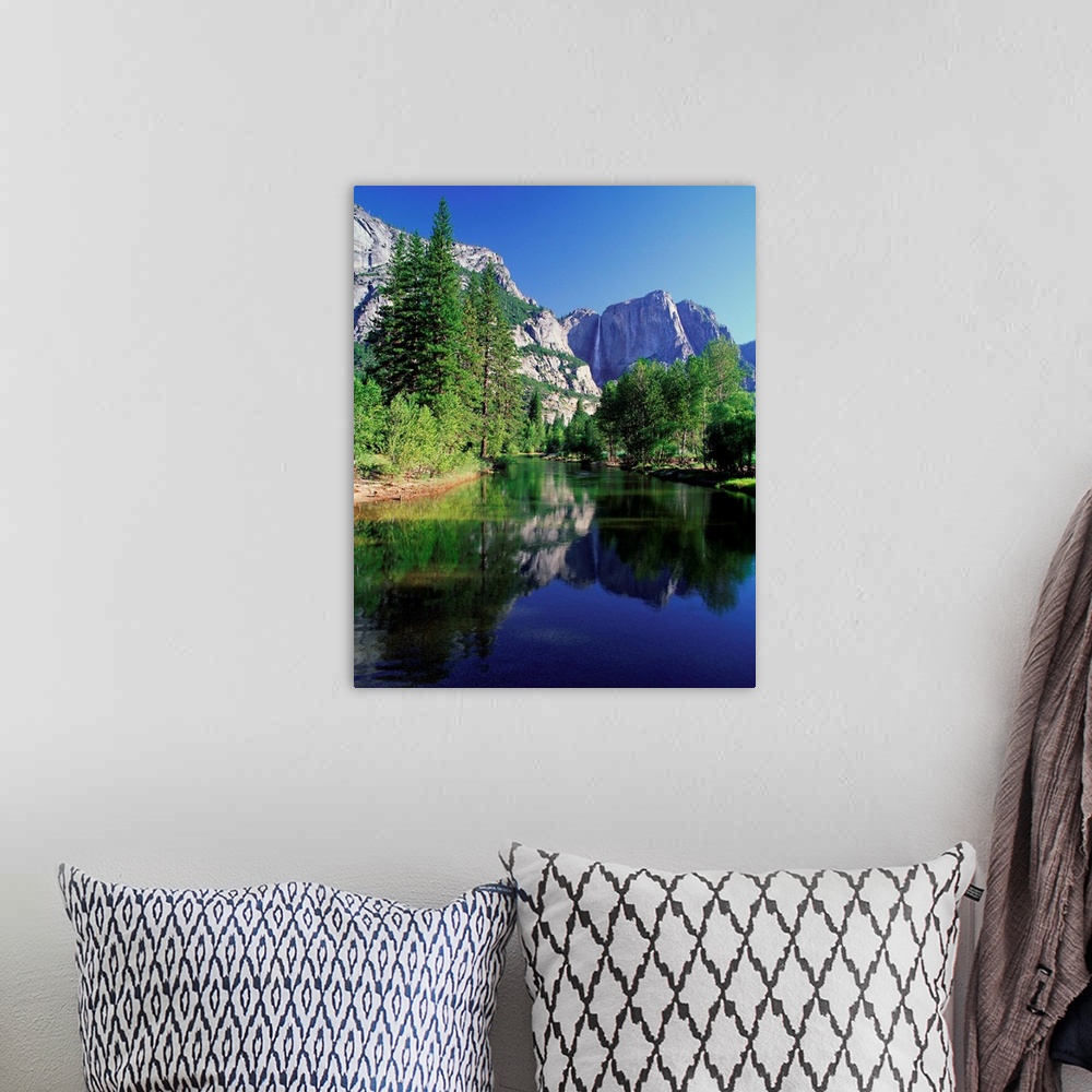 A bohemian room featuring United States, California, Yosemite National Park, Merced river