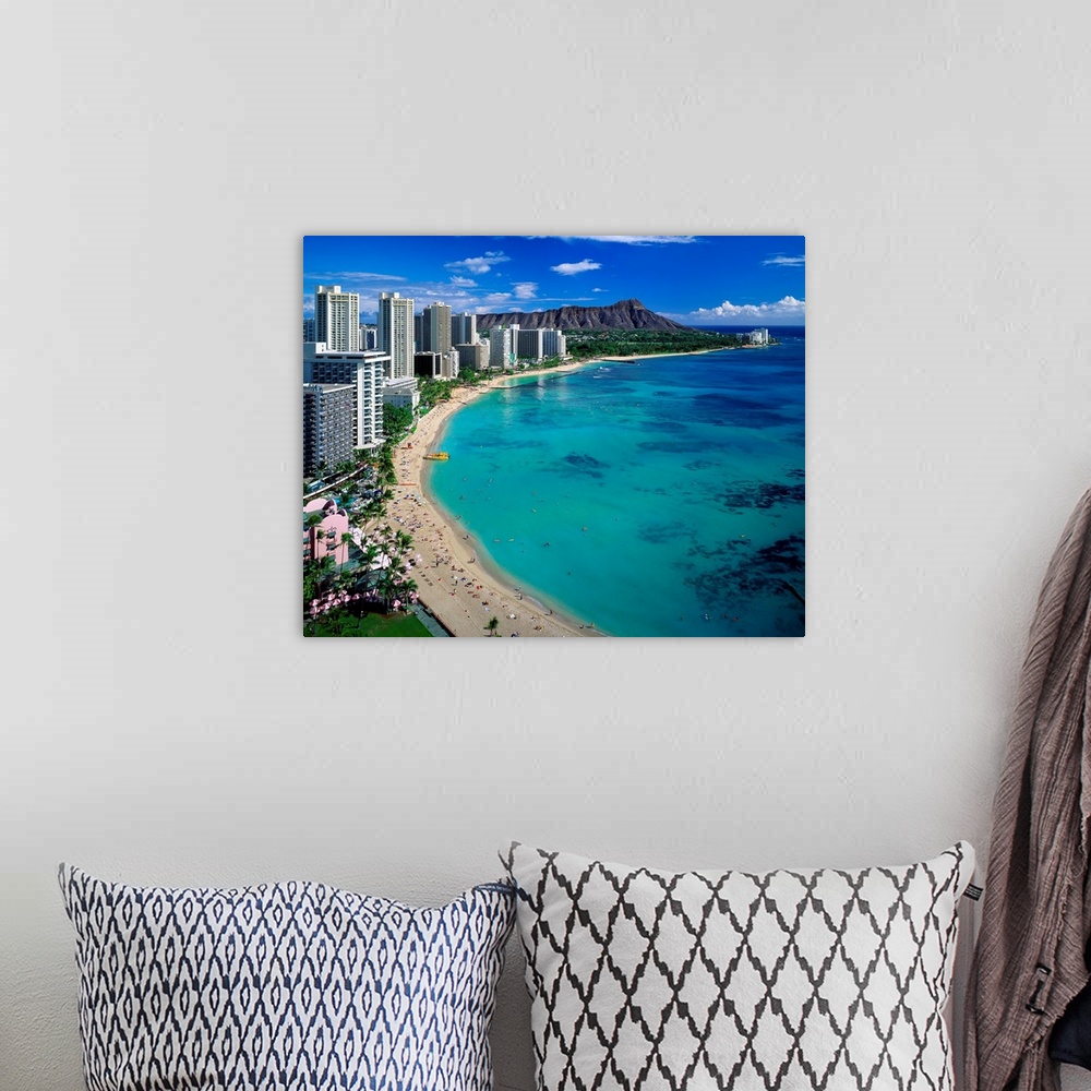 A bohemian room featuring United States, Hawaii, Waikiki beach, Diamond Head and Waikiki Beach