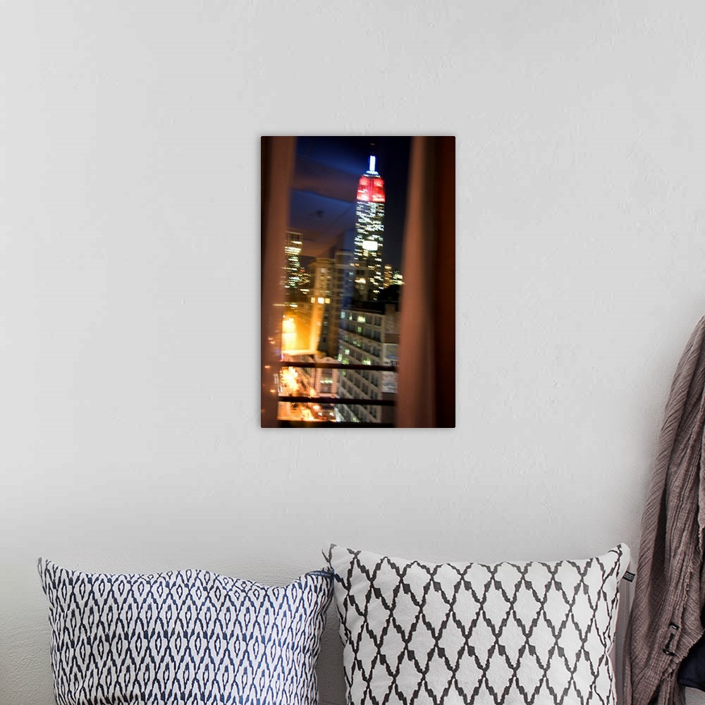 A bohemian room featuring United States, USA, New York, New York City, Empire State Building