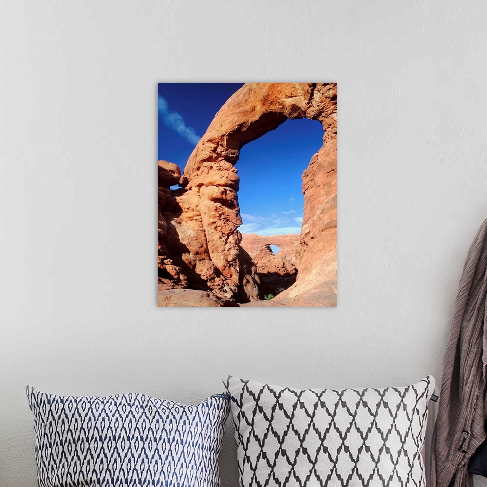 A bohemian room featuring United States, Utah, Arches National Park, Turret Arch