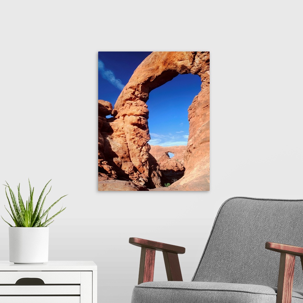 A modern room featuring United States, Utah, Arches National Park, Turret Arch
