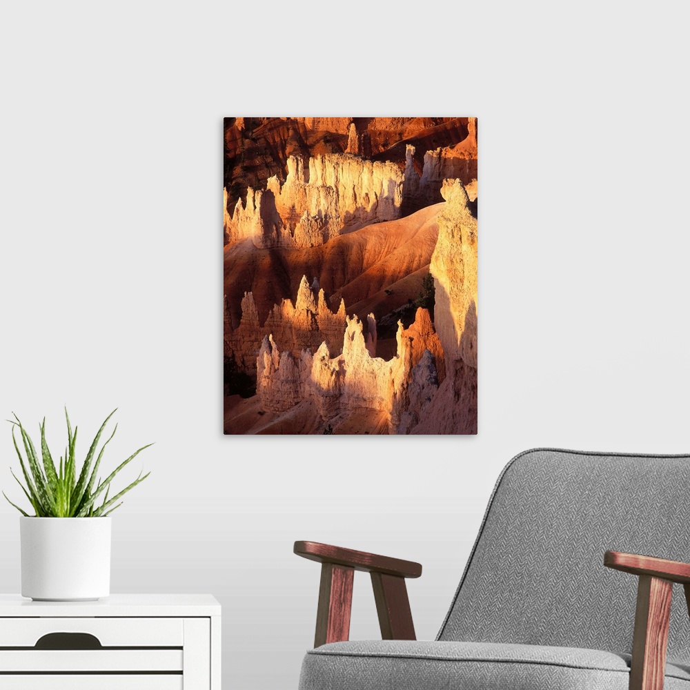 A modern room featuring United States, Utah, Bryce Canyon National Park, natural pinnacles