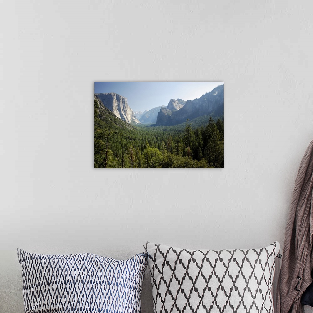 A bohemian room featuring USA, California, Yosemite National Park, Tunnel View, Yosemite Valley