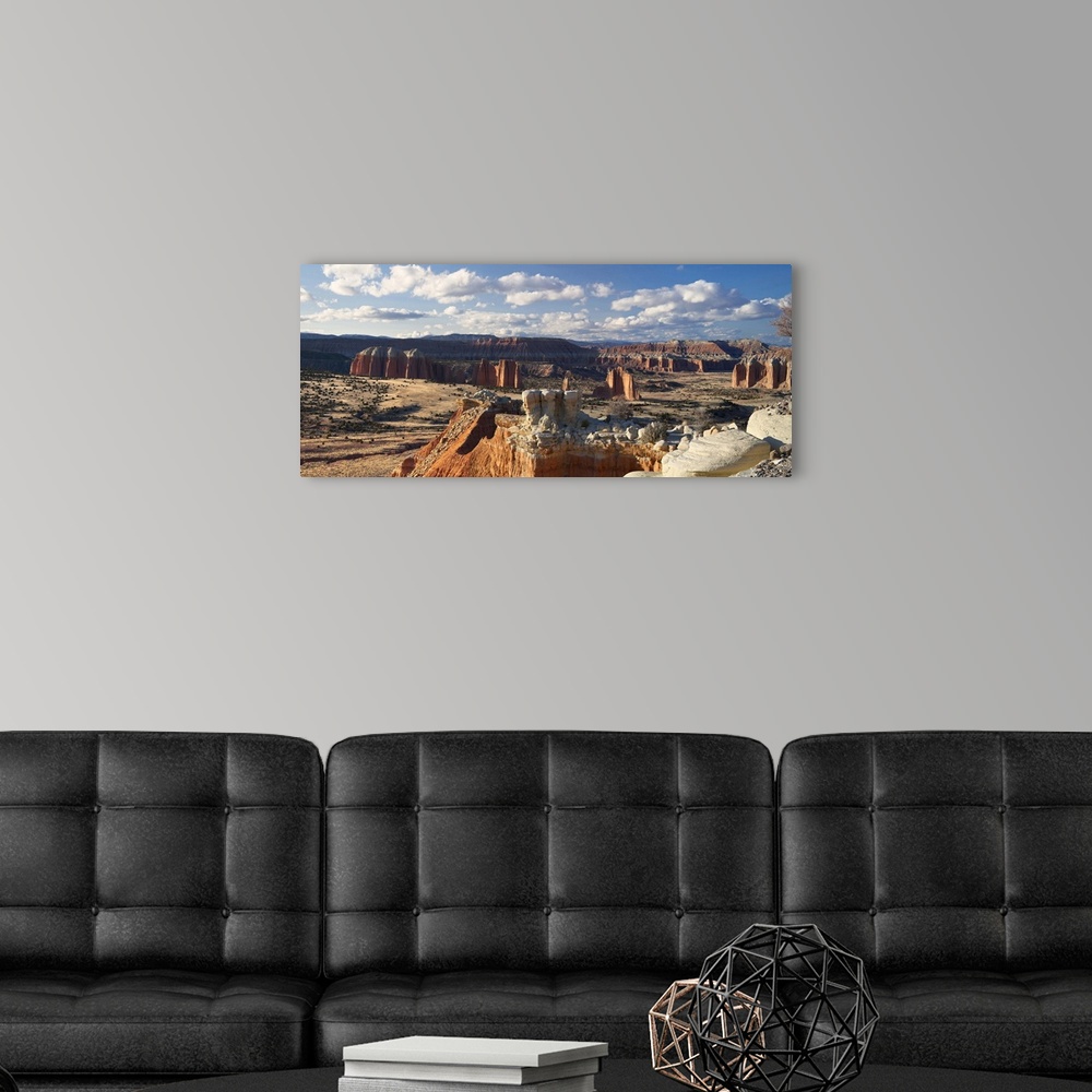 A modern room featuring USA, Utah, Capitol Reef National Park, Upper Cathedral Valley.