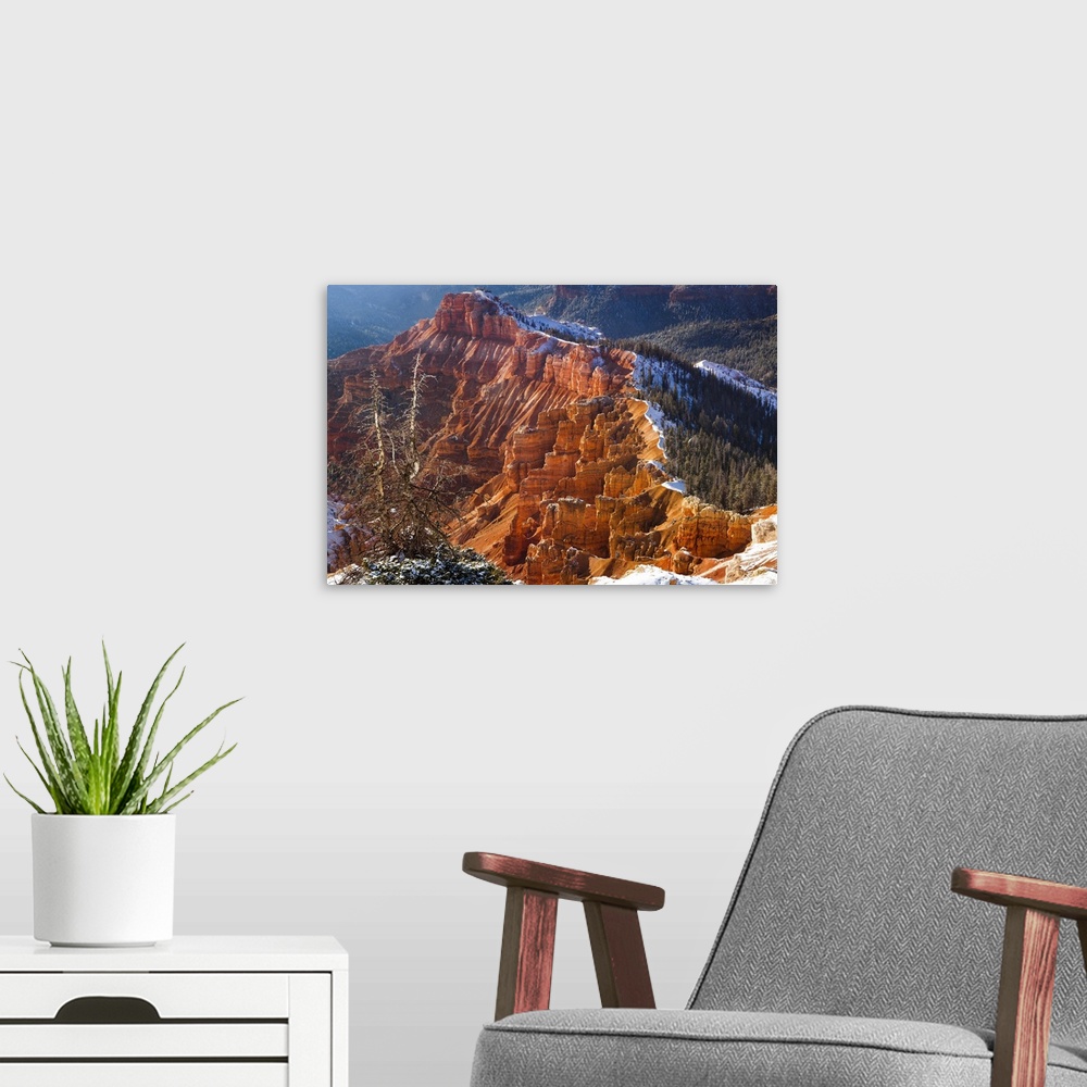 A modern room featuring USA, Utah, Cedar Breaks State Park, view from Panorama point.