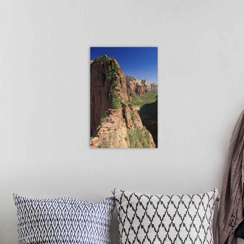 A bohemian room featuring Utah, Zion National Park, Scout's view, on the way to Angel's Landing