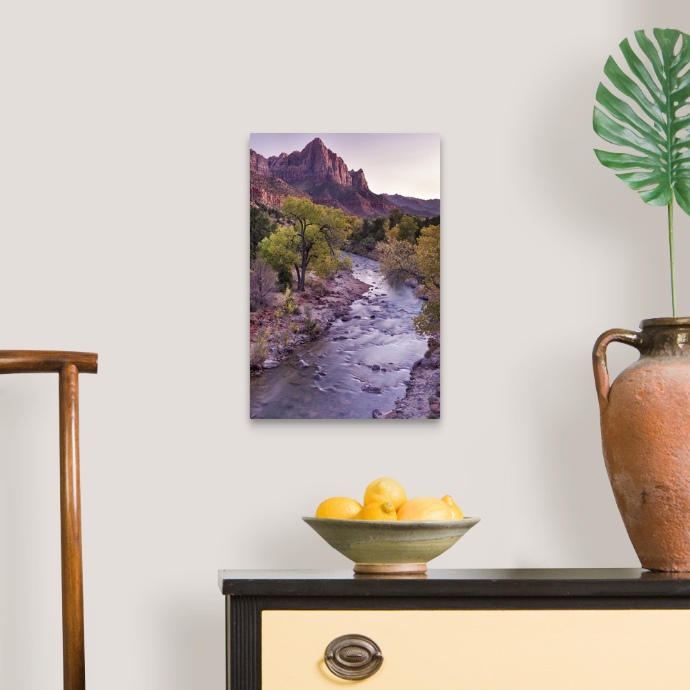 A traditional room featuring USA, Utah, Zion National Park, Virgin River.