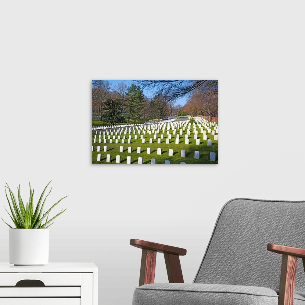 A modern room featuring Washington DC, Arlington National Cemetery