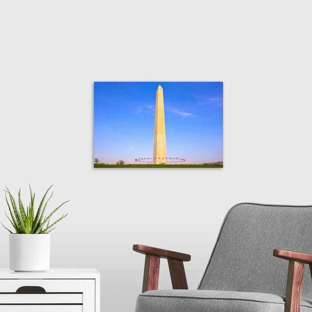 A modern room featuring USA, America, Washington DC, Nations Capital
