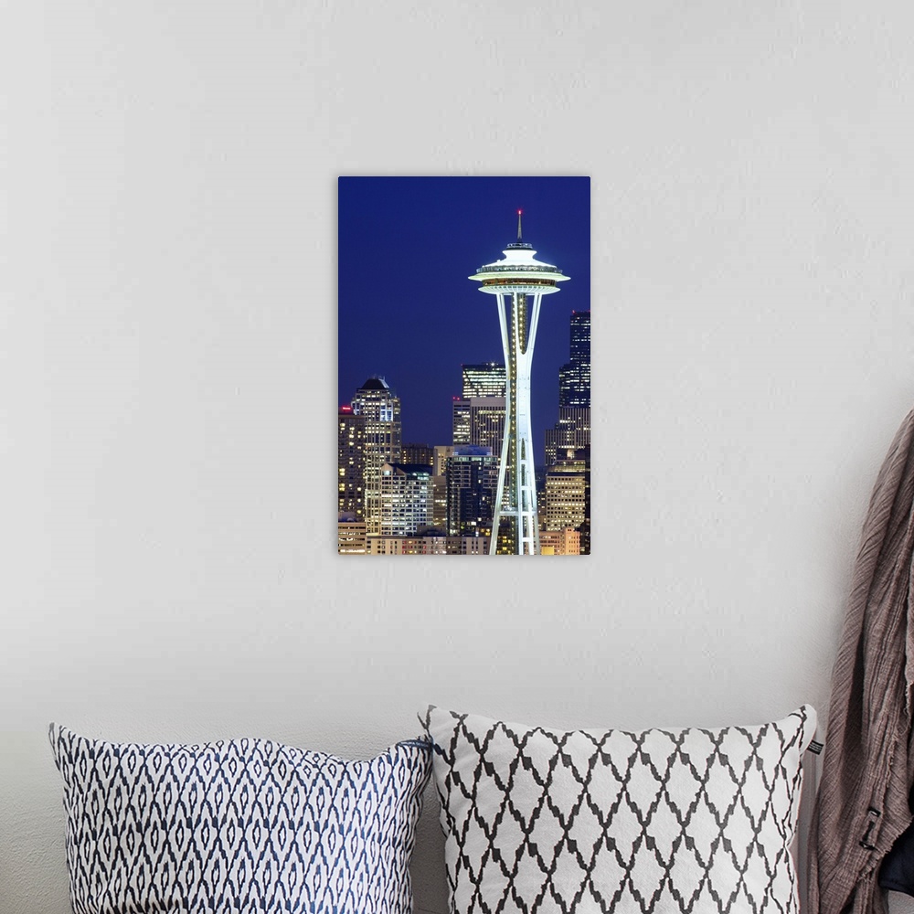 A bohemian room featuring United States, USA, Washington, Seattle, Skyline with Space Needle
