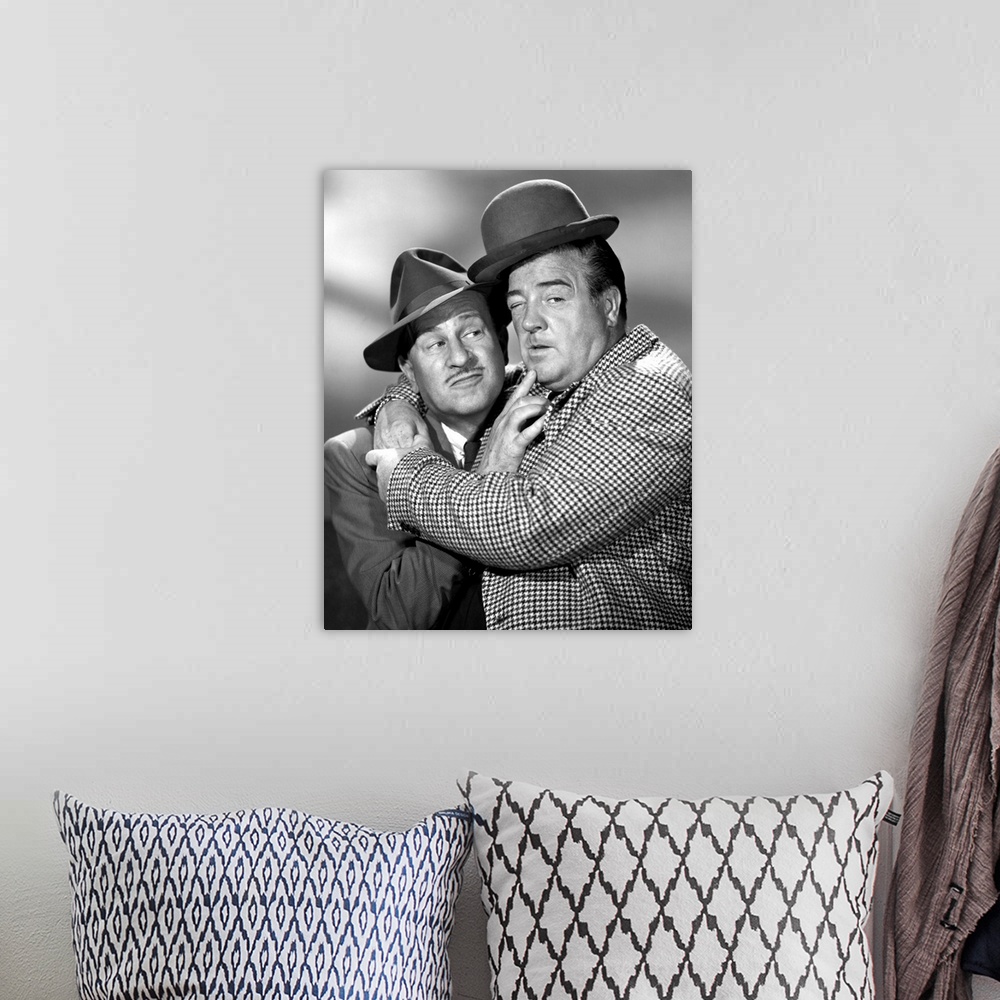 A bohemian room featuring Abbott And Costello
