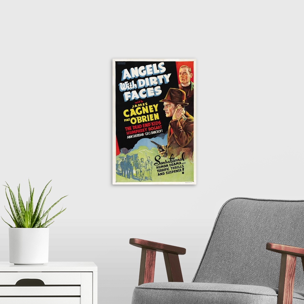 A modern room featuring Angels With Dirty Faces, 1938