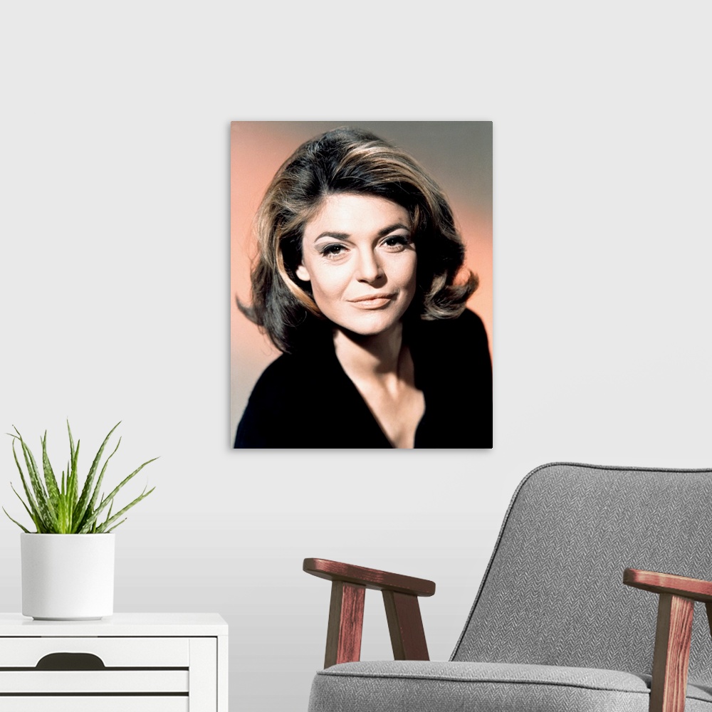 A modern room featuring Anne Bancroft in The Graduate - Vintage Publicity Photo