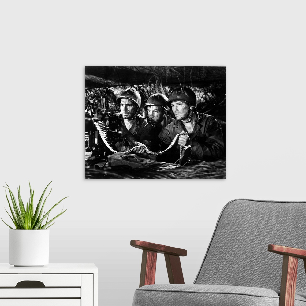 A modern room featuring Anthony Caruso, Dane Clark, John Garfield, Pride Of The Marines