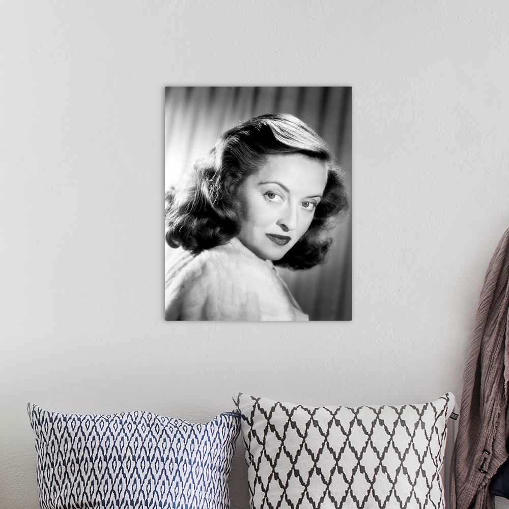 A bohemian room featuring Bette Davis, 1952.